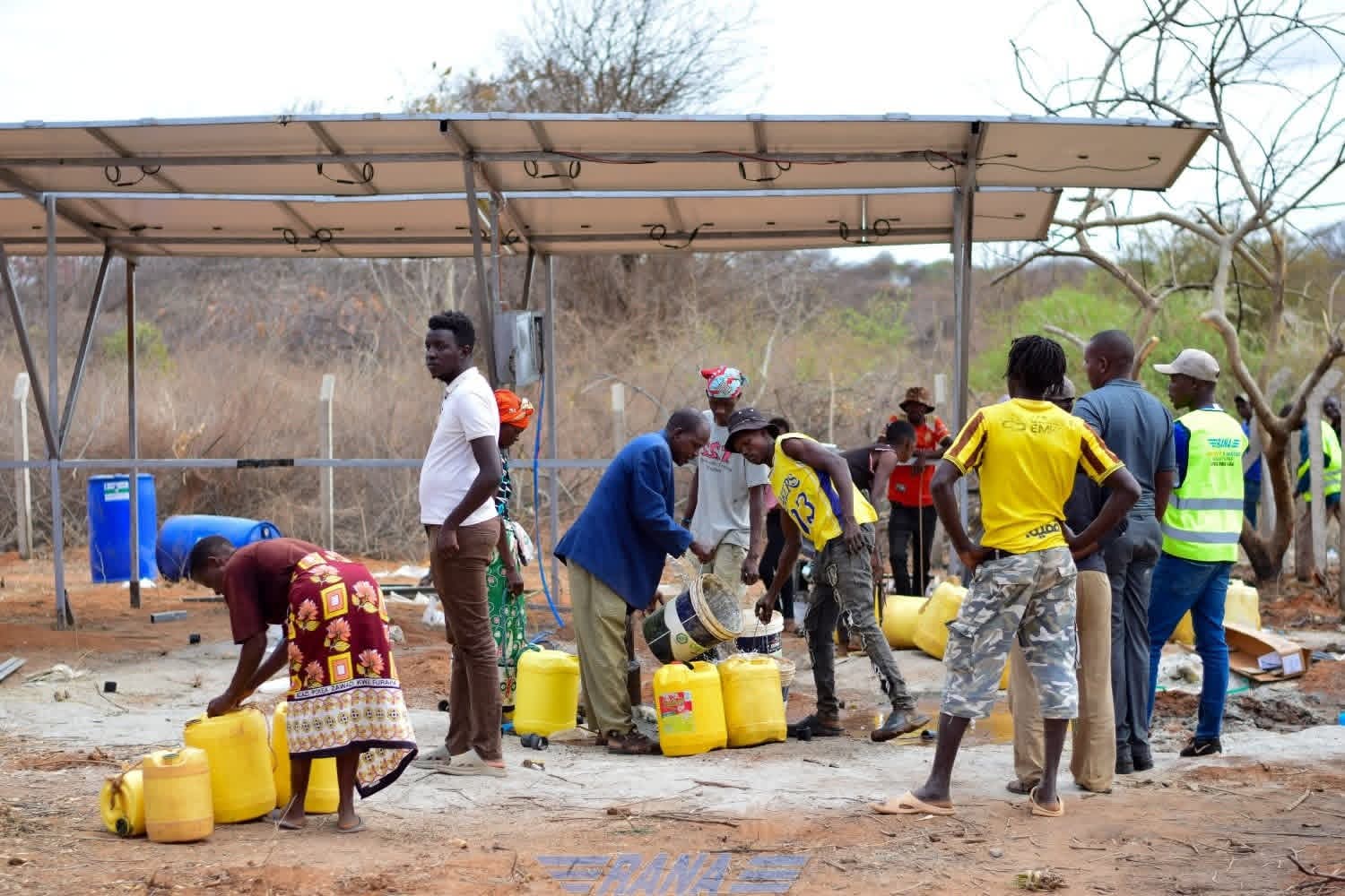Rural community borehole water supply system